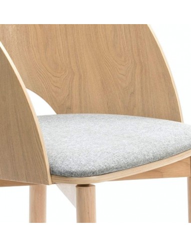 TEULAT SILLA DE DISEÑO DAM, MADERA Natural