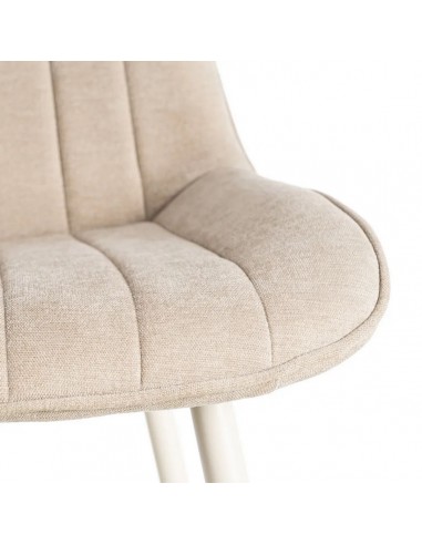 Silla SOLNA de diseño nórdico, tapizado en...