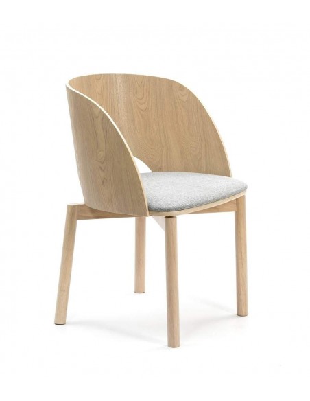 TEULAT CADEIRA DE DESIGN DAM, MADEIRA Natural