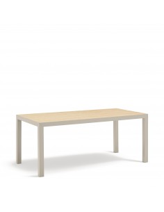 Teulat mesa ALMA 180 x 90 de diseño minimalista, roble y...