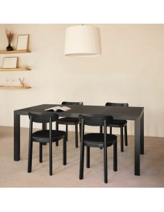 Teulat mesa ALMA 180 x 90 de diseño minimalista, roble... 2