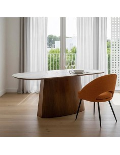 Mesa de jantar SIANA 180x90 com tampo em porcelânico... 2