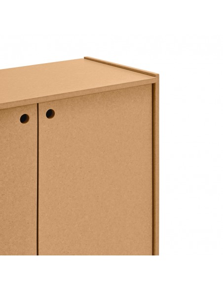 Teulat Wally aparador minimalista 197 X 80 MDF lacado natural