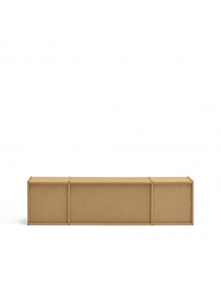 Teulat WALLY Móvel TV minimalista 157 X 42 MDF lacado natural