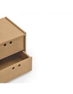 Teulat WALLY mesita de noche 40X42 MDF natural 2