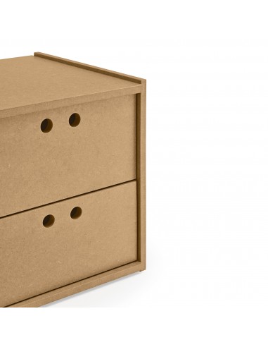 Teulat WALLY mesita de noche 40X42 MDF natural