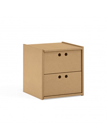 Teulat WALLY mesita de noche 40X42 MDF natural