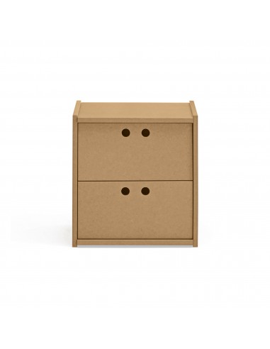 Teulat WALLY mesa de cabeceira 40X42 MDF natural