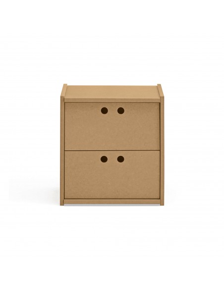 Teulat WALLY mesita de noche 40X42 MDF natural