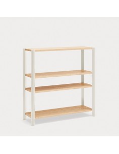 Teulat BONA 125 estantería mediterránea de madera, 4...