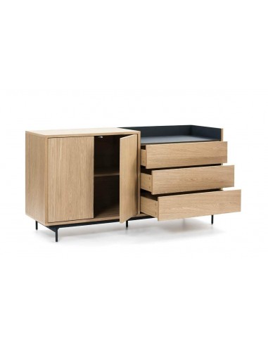 TEULAT APARADOR VALLEY 150X45 ROBLE, AZUL