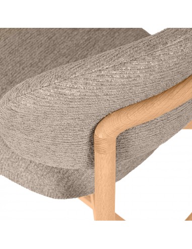 Taburete bajo WANDA 65 respaldo tapizado...