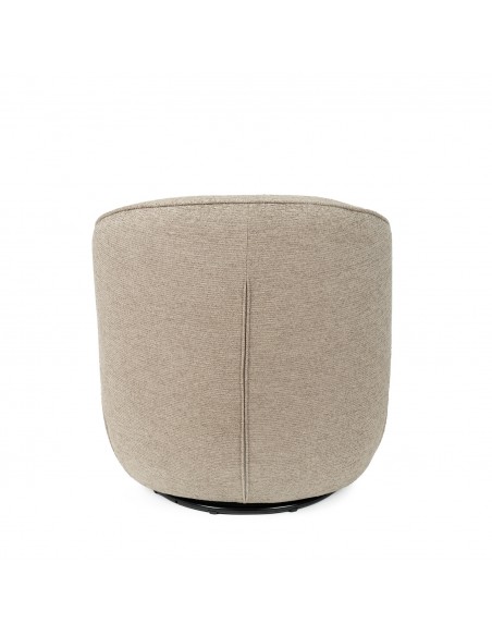 Poltrona giratória HAVANA 360° com design geométrico e orgânico