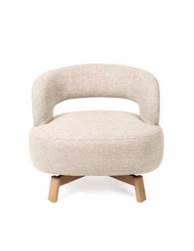 Poltrona giratória Bogotá, design escandinavo...