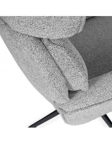 Sillón giratorio de diseño LYNN, respaldo alto...