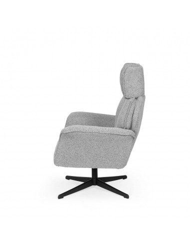 Poltrona giratória de design LYNN com encosto...
