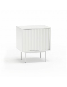 Mesa de cabeceira TEULAT SIERRA 48x35 lacado BRANCO 2