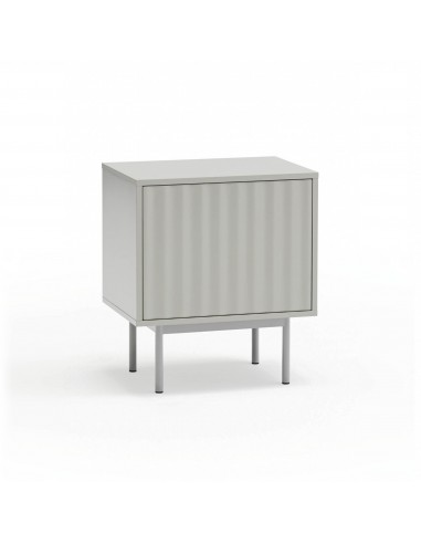 Mesa de cabeceira TEULAT SIERRA 48x35 lacado CINZA