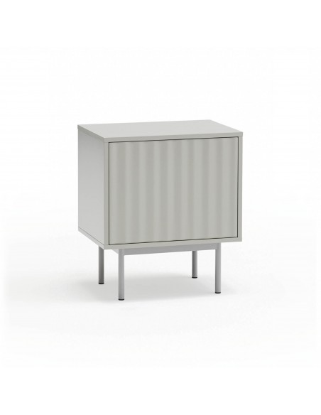 Mesa de cabeceira TEULAT SIERRA 48x35 lacado CINZA