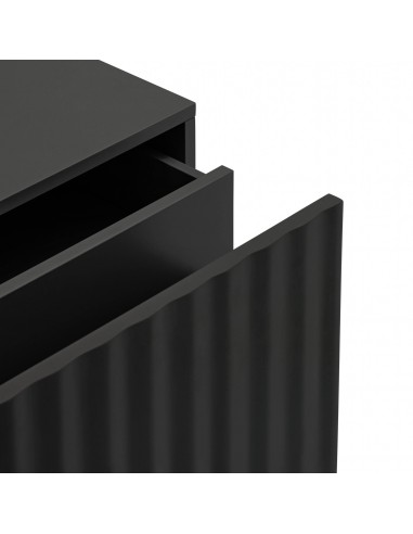 Mesa de cabeceira TEULAT SIERRA 48x35 lacado PRETO