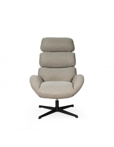 Poltrona giratória de design PAULINE, encosto...
