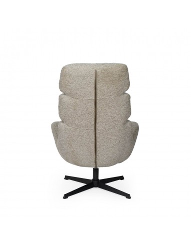 Poltrona giratória de design PAULINE, encosto...