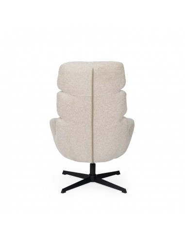 Poltrona giratória de design PAULINE, encosto...