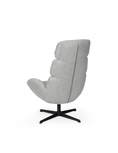 Sillón giratorio de diseño PAULINE, respaldo...