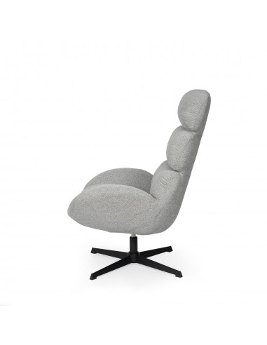 Poltrona giratória de design PAULINE, encosto...