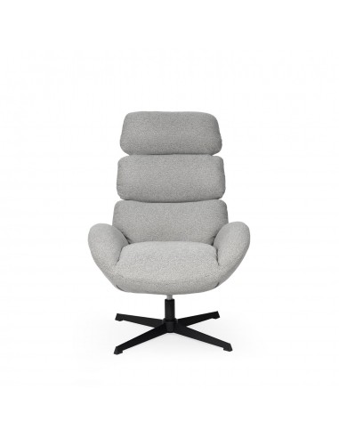 Sillón giratorio de diseño PAULINE, respaldo...