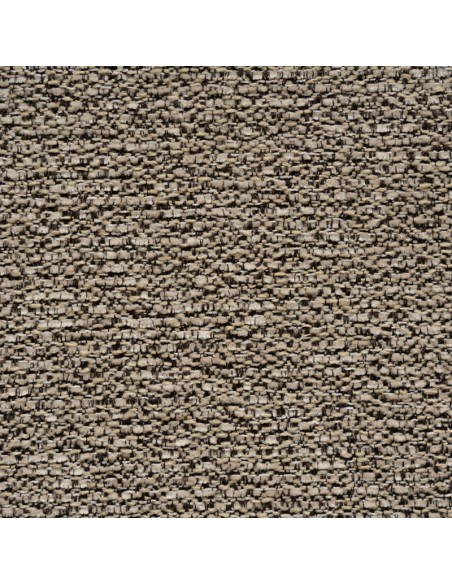 Pufe DIDIER, tecido Tuareg e base de metal elegante