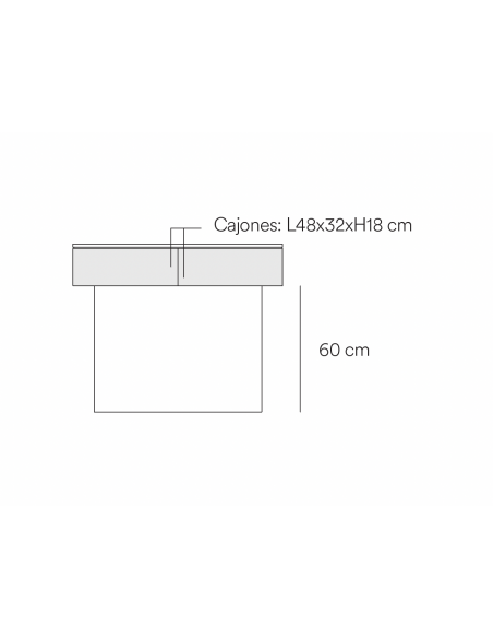 Teulat consola TOTEM 100 x 80, escultural, MDF lacado color arena