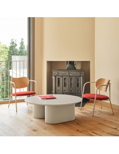 TEULAT Mesa de centro redonda TOTEM 110 x 36,... 2