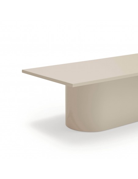 TEULAT MESA centro TOTEM 110 x 50, minimalista, arena