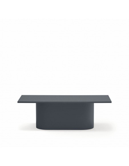 TEULAT Mesa de centro TOTEM 110 x 50, minimalista, cinzento antracite