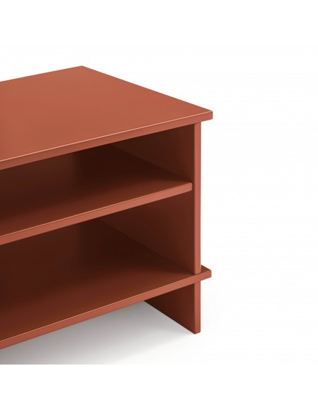 TEULAT MESITA japonesa INARI 54 x 40, 2 ESTANTES, lacado teja