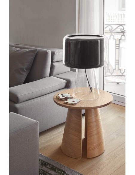 TEULAT MESA RINCON REDONDA CEP 50,color fresno natural