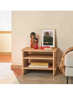 TEULAT INARI Mesa de cabeceira japonesa 54 x 40, 2... 2