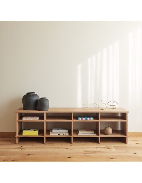 Teulat MUEBLE TV japonés INARI 180 x 40, ROBLE