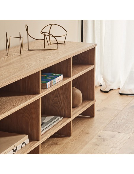 Teulat Mobel de TV Japonês INARI 180 x 40, CARVALHO