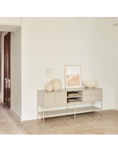 Teulat Platt Mueble TV minimalista 175 x 45, MDF lacado... 2