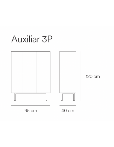 TEULAT MUEBLE AUXILIAR ARISTA, BOTELLERO VERDE.