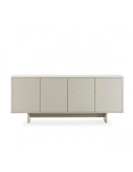 Aparador minimalista SOLEI 180 x 75, MDF lacado creme