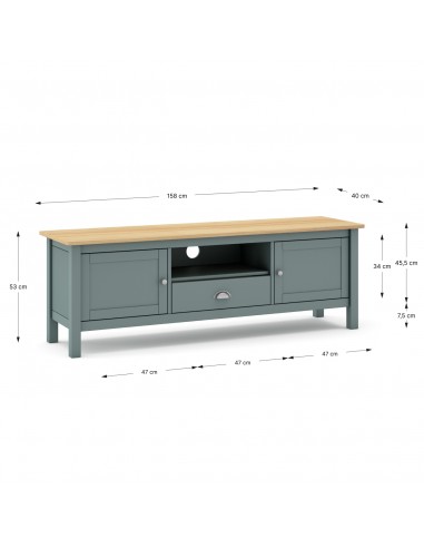 Mueble de TV mediterráneo MISTI 158 x 53,...