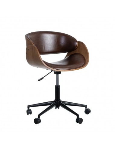 Silla de oficina NARA con ruedas estilo vintage...