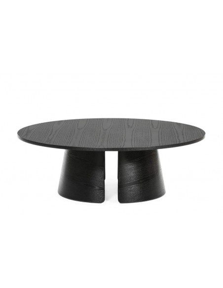 MESA CENTRO REDONDA CEP 110 CM NEGRO