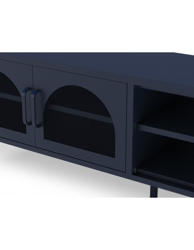 Mueble de TV metálico Moderno Diora Azul 160...