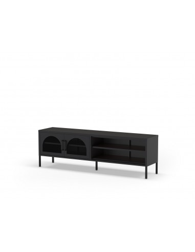 Mueble de TV metálico Moderno Diora Negro 160...