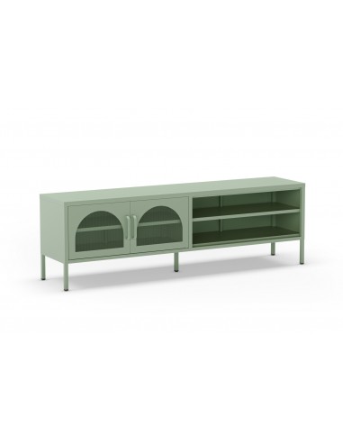 Mueble de TV metálico Moderno Diora Verde 160...