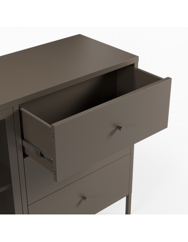 Aparador metálico minimalista FAYNA Mocha 140...